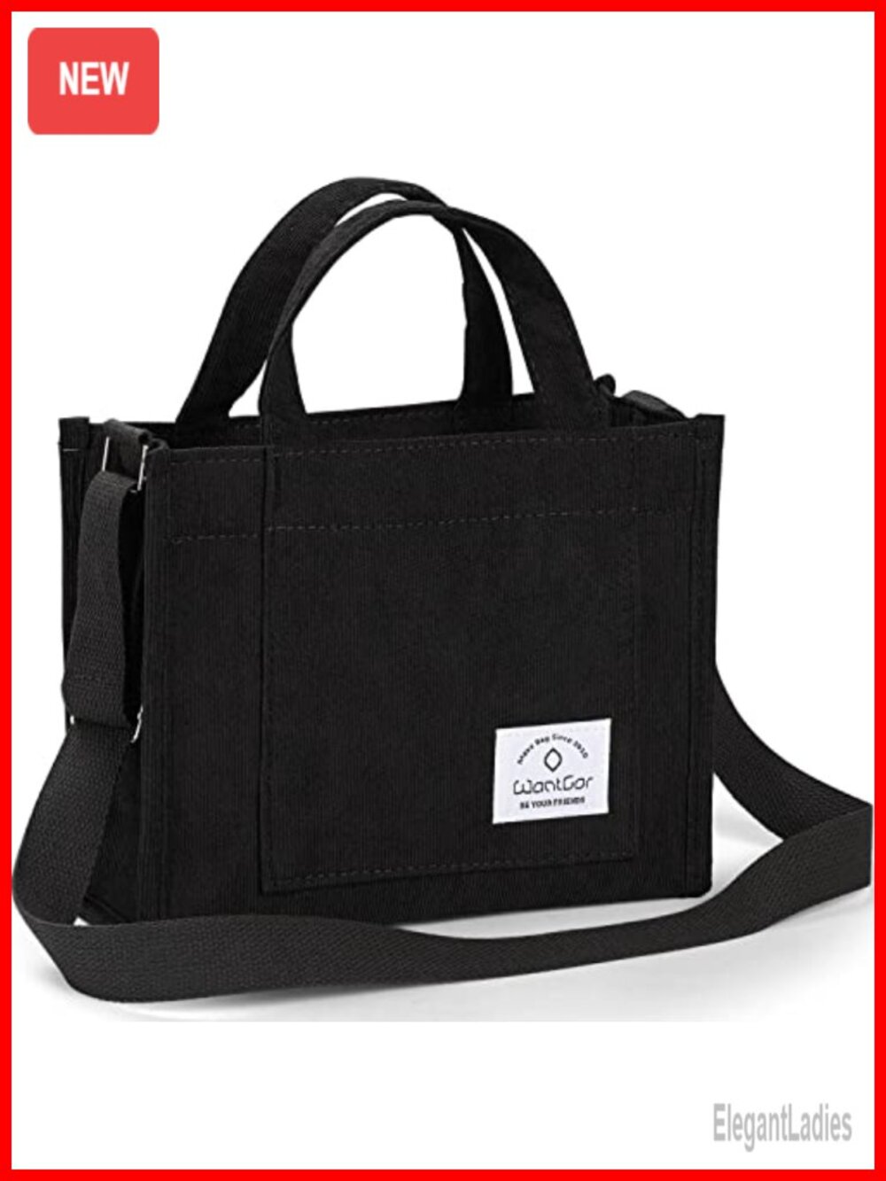 Corduroy Tote Bag Crossbody Shoulder Handbag Adjustable Strap